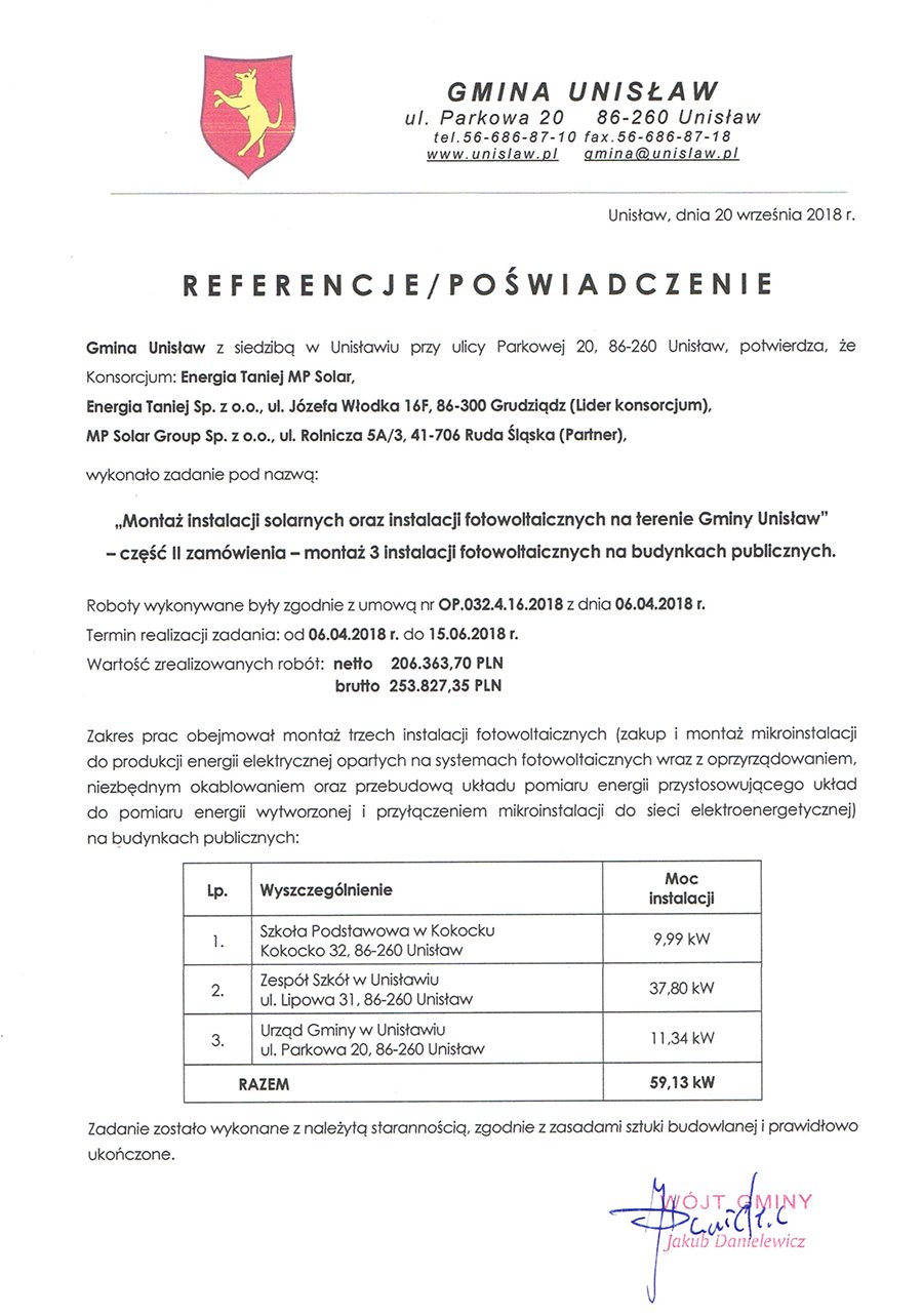 Gmina Unisław